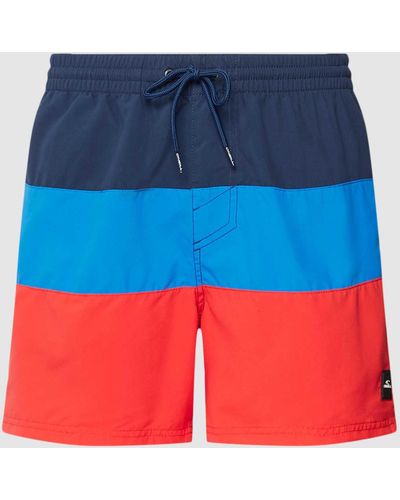 O'neill Sportswear Zwembroek Met Colour-blocking-design - Blauw