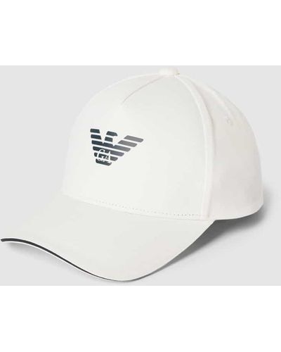 Emporio Armani Basecap mit Logo-Detail - Weiß