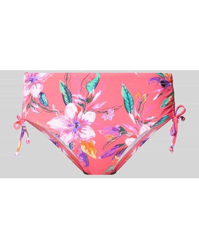Lascana Bikini-Hose mit floralem Muster - Pink