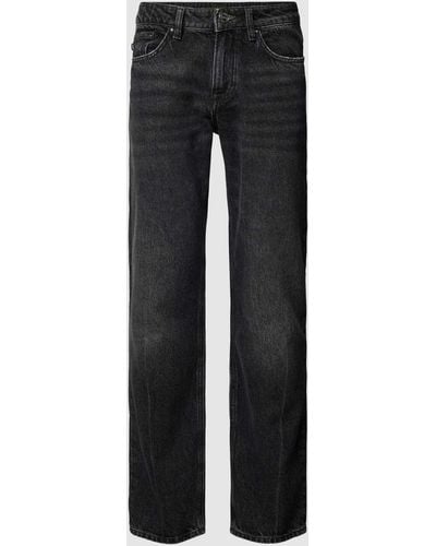 JOOP! Jeans Modern Fit Jeans mit Label-Detail Modell 'MITCH' - Schwarz