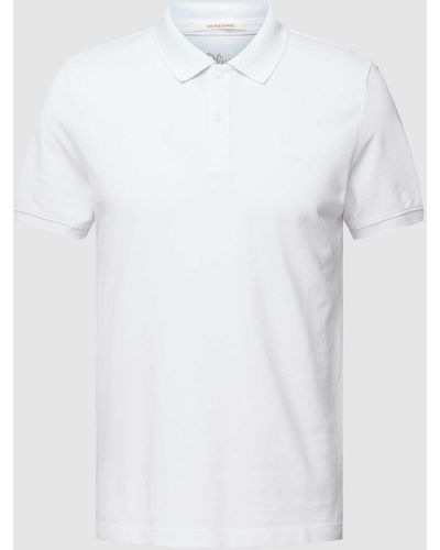 S.oliver Regular Fit Poloshirt Van Katoen - Wit