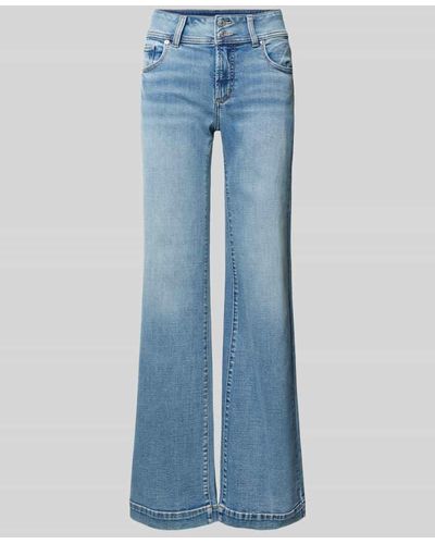 Silver Jeans Co. Bootcut Jeans im 5-Pocket-Design Modell 'Suki' - Blau