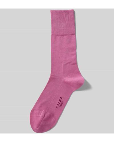 FALKE Socken mit Label-Schriftzug Modell 'Tiago' - Pink