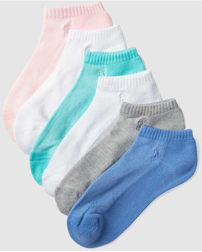 Polo Ralph Lauren Socken mit Stretch-Anteil im 6er-Pack - Blau