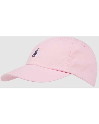 Polo Ralph Lauren Cap mit Label-Stitching - Pink