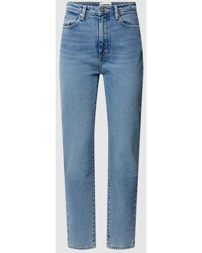 ARMEDANGELS Slim Fit Jeans mit Label-Patch Modell 'LEJAANI' - Blau