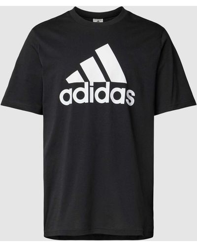 adidas T-shirt Met Logoprint - Zwart