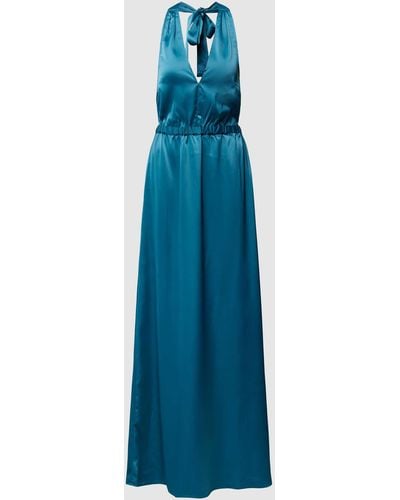 Y.A.S Midi-jurk Met Halter - Blauw