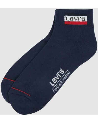 Levi's Socken mit Stretch-Anteil im 2er-Pack - Blau