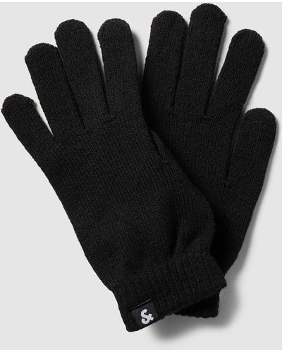 Jack & Jones Handschoenen Met Labeldetail - Zwart
