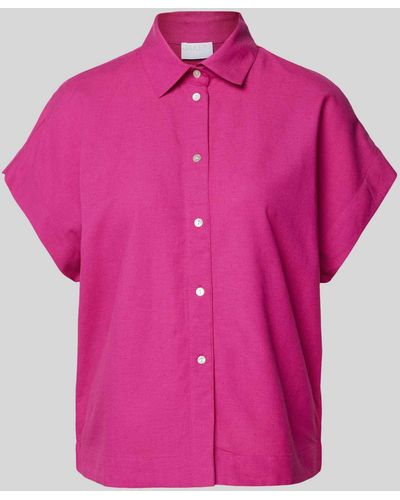 Jake*s Overhemdblouse Met Doorknoopsluiting - Roze