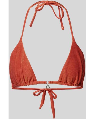 Banana Moon Bikinitop Met Effectgaren - Rood