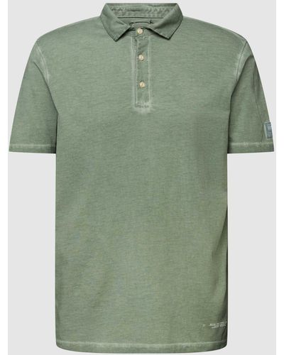 Better Rich Poloshirt Met Labeldetails - Groen