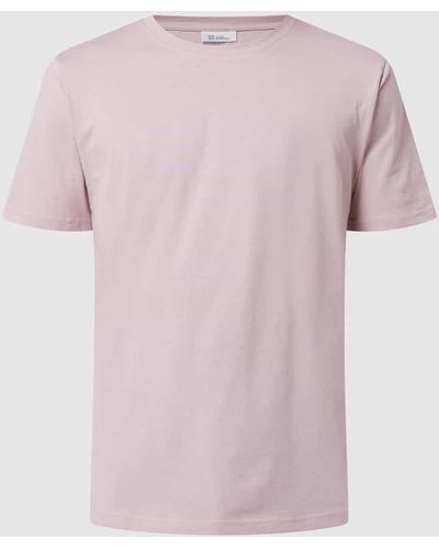 Schiesser T-Shirt mit Rundhalsausschnitt Modell 'Hannes' - Pink