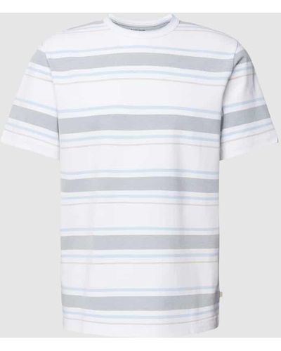Tom Tailor T-Shirt mit Streifenmuster - Weiß
