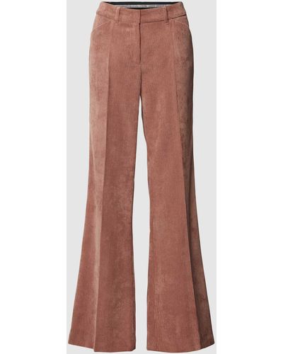 Luisa Cerano Pantalon Van Ribcord - Bruin