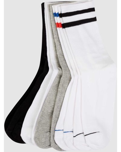 Urban Classics Socken mit Stretch-Anteil im 10er-Pack - Weiß