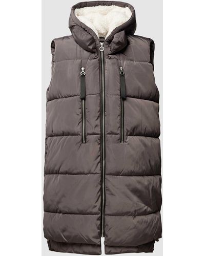 ONLY Bodywarmer Met Dubbele-laagjeslook - Grijs