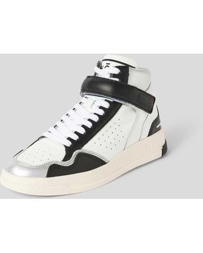 GHŌUD High Top Sneaker aus Leder - Weiß