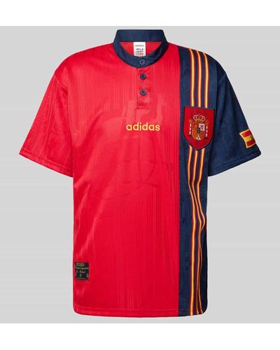 adidas Heimtrikot 1996 Spanien EM - Rot