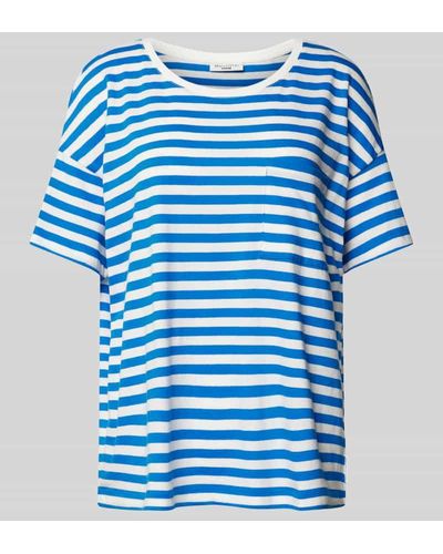 Marc O' Polo T-Shirt mit Rundhalsausschnitt - Blau