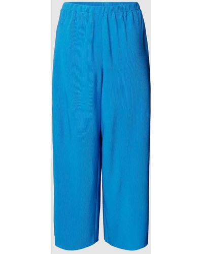 s.Oliver RED LABEL Culotte in Ripp-Optik - Blau