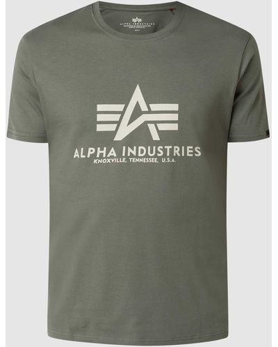 Alpha Industries T-shirt Met Logo - Groen