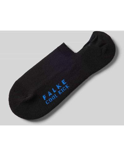 FALKE Sneakersocken mit Label-Print - Blau
