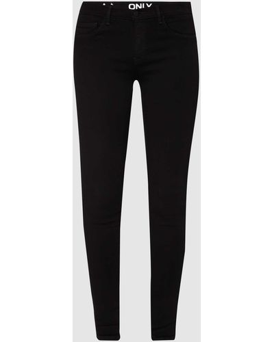 ONLY Gekleurde, Skinny Fit Jeans - Zwart