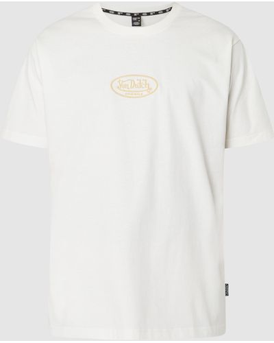 Von Dutch T-Shirt aus Bio-Baumwolle Modell 'Lennie' - Weiß