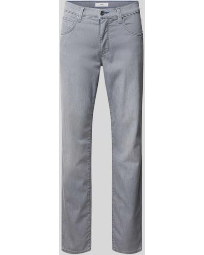 Brax Slim Fit Jeans im 5-Pocket-Design Modell 'CADIZ' - Grau