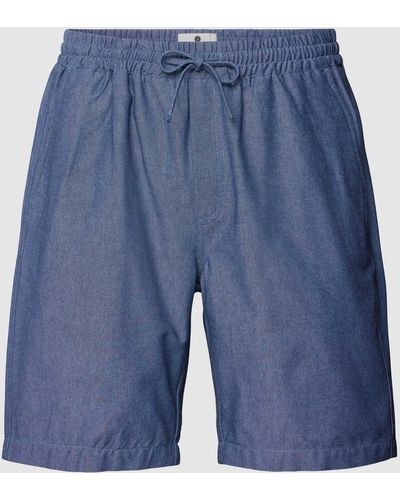 Anerkjendt Shorts mit elastischem Bund Modell 'JAMES' - Blau