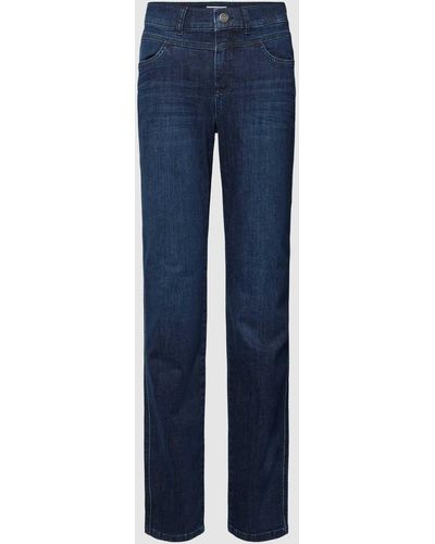 ANGELS Skinny Fit Jeans mit Eingrifftaschen Modell 'CICI' - Blau