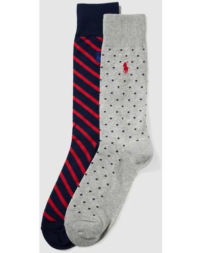 Polo Ralph Lauren Socken mit Logo-Stitching im 2er-Pack - Mehrfarbig