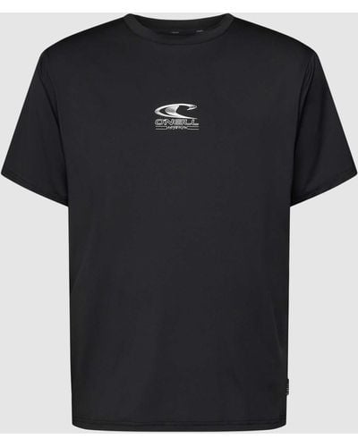 O'neill Sportswear T-Shirt mit Label-Print Modell 'HYPERFREAK T-SHIRT' - Schwarz