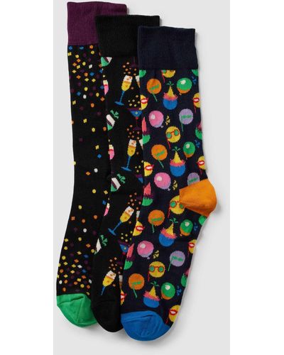 Happy Socks Socken im 3er-Pack Modell '3-Pack Celebration Socks' - Mehrfarbig