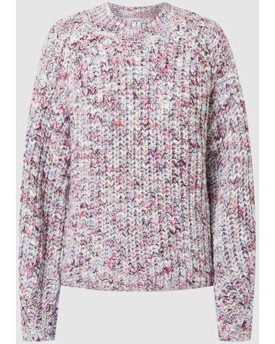 SELECTED Pullover mit Woll-Anteil Modell 'Dallas' - Mehrfarbig