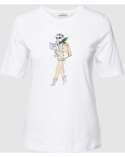 maerz muenchen T-Shirt mit Motiv-Print - Weiß