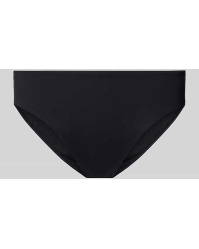 Marc O' Polo Bikini-Hose in unifarbenem Design Modell 'Essentials' - Schwarz