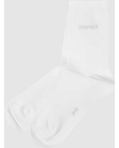 Esprit Socken mit Stretch-Anteil im 2er-Pack - Weiß