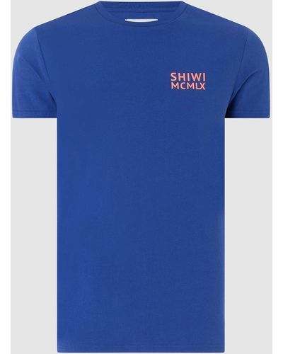 Shiwi T-Shirt mit Peanuts®-Print - Blau