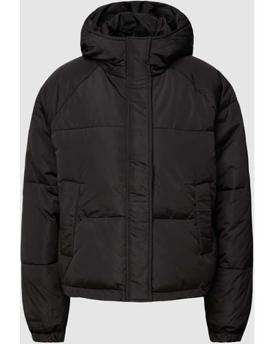 Ichi Jacke mit seitlichen Eingrifftaschen Modell 'Horizon' - Schwarz