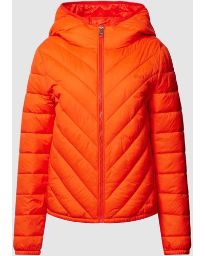 BOSS Steppjacke mit Kapuze Modell 'Palatto' - Orange