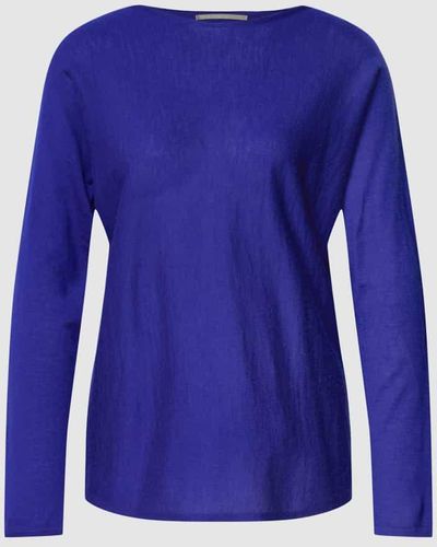 The Mercer N.Y. Kaschmir Longsleeve mit Rundhalsausschnitt - Blau