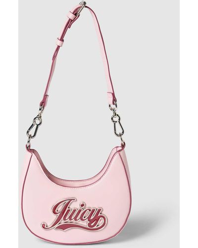 Juicy Couture Hobo Bag mit Label-Detail Modell 'RIHANNA' - Pink