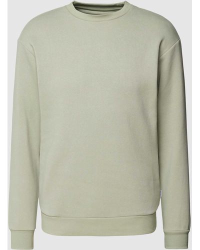 Jack & Jones Sweatshirt mit gerippten Abschlüssen Modell 'BRADLEY' - Grün