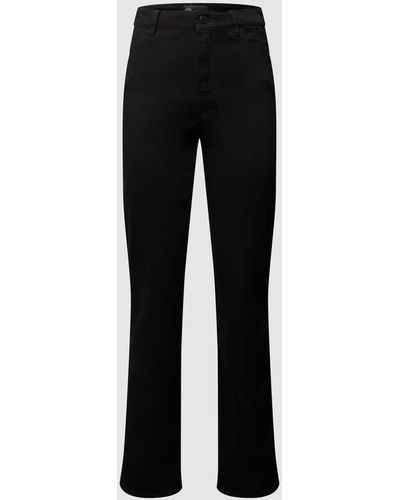 ROSNER Slim Fit Jeans mit Stretch-Anteil Modell 'Audrey1' - Schwarz