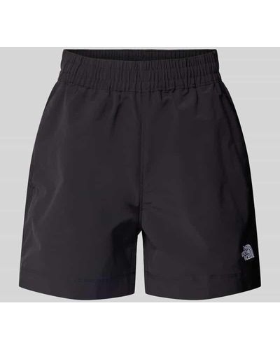 The North Face Regular Fit Shorts mit Label-Stitching - Blau