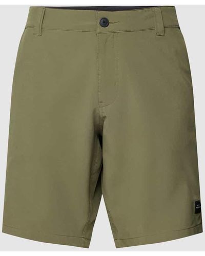 O'neill Sportswear Shorts mit Label-Patch - Grün