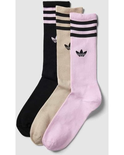 adidas Originals Socken mit Label-Detail im 3er-Pack - Pink